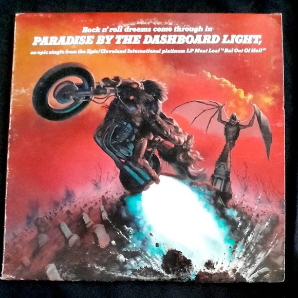 Meat Loaf- Paradise By The Dashboard Light, Single Promo Demo LP, 1978 - Picture 1 of 11